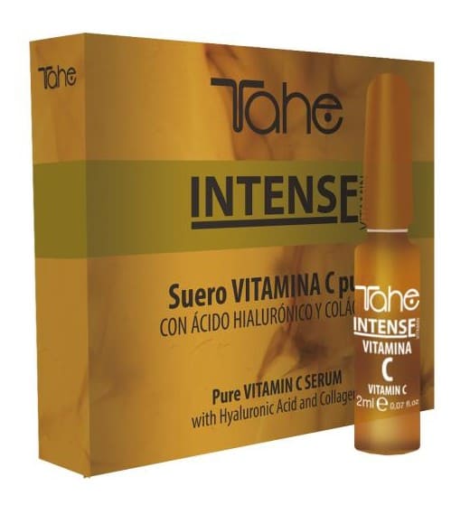 Tahe - Soro Lifting com Vitamina C Pura Intense com Ácido Hialurónico e Colagénio (5 x 2 ml) 