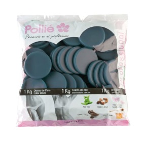 Pollié - Discos cera quente azul 1 kg (04260) 