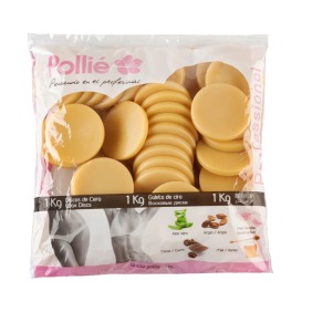 Pollié - Discos cera quente mel 1 kg (03916) 