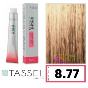 Tassel - Coloração BRIGHT COLOUR com Argão e Queratina Nº 8.77 LOURO CLARO CHOCOLATE 100 ml (04818)