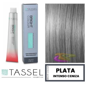 Tassel - Coloração BRIGHT COLOUR com Argão e Queratina PRATA INTENSO CINZA 100 ml (04819)