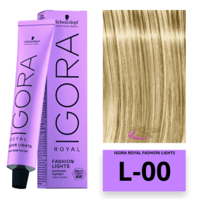 Schwarzkopf - Igora Royal Fashion Lights L-00 Louro Natural 60 ml 