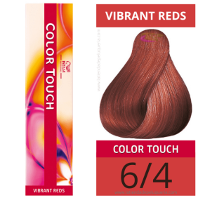 Wella - Tonalizante COLOR TOUCH Vibrant Reds 6/4 (sem amoníaco) de 60 ml 