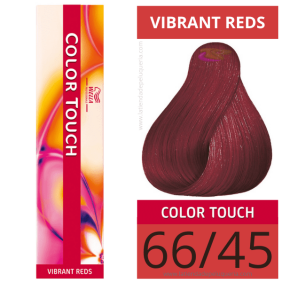 Wella - Tonalizante COLOR TOUCH Vibrant Reds 66/45 (sem amoníaco) de 60 ml 
