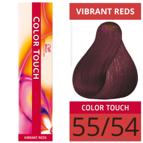 Wella - Tonalizante COLOR TOUCH Vibrant Reds 55/54 (sem amoníaco) de 60 ml 