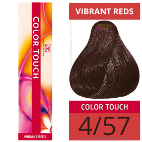Wella - Tonalizante COLOR TOUCH Vibrant Reds 4/75 (sem amoníaco) de 60 ml 