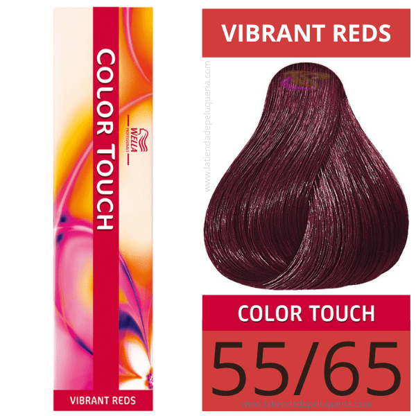 Wella - Tonalizante COLOR TOUCH Vibrant Reds 55/65 (sem amoníaco) de 60 ml 