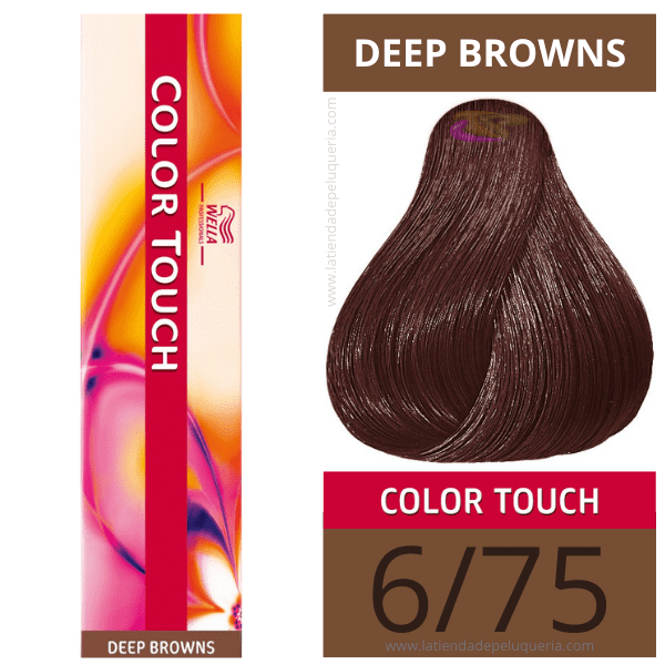 Wella - Banho COLOR TOUCH Deep Browns 6/75 (sem amoníaco) de 60 ml 