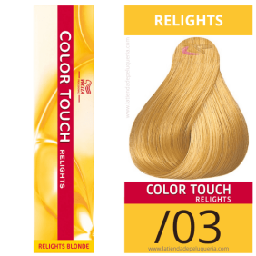 Wella - Tonalizante COLOR TOUCH Relights Blonde /03 (MATIZADOR DE MECHAS) (sem amoníaco) de 60 ml 