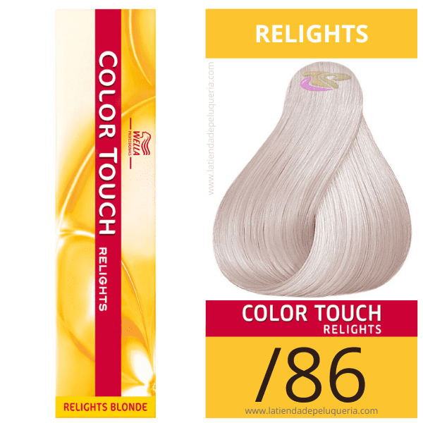Wella - Tonalizante COLOR TOUCH Relights Blonde /86 (MATIZADOR DE MECHAS) (sem amoníaco) de 60 ml 