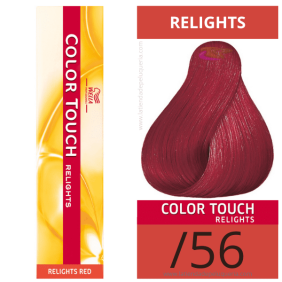 Wella - Tonalizante COLOR TOUCH Relights Red /56 (MATIZADOR DE MECHAS) (sem amoníaco) de 60 ml 
