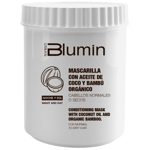 Blumin - Pacote Oferta Óleo de Coco e Bambu Orgânico (Champô 1000ml + Máscara 700ml) 