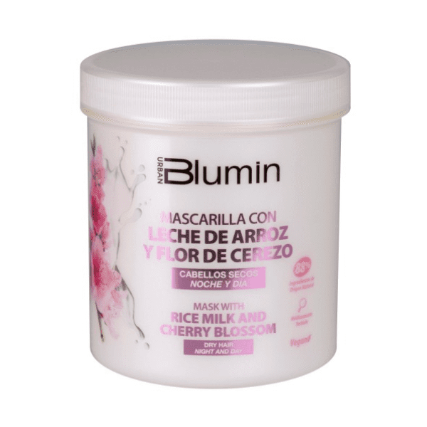 Blumin - Pacote Oferta Leite de Arroz e Flor de Cereja (Champô 1000ml + Máscara 700ml) 