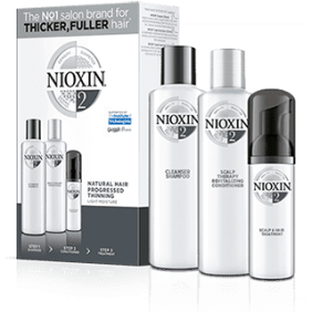 Nioxin - Kit SISTEMA 2 cabelo NATURAL avançada perda de densidade (3 produtos) 