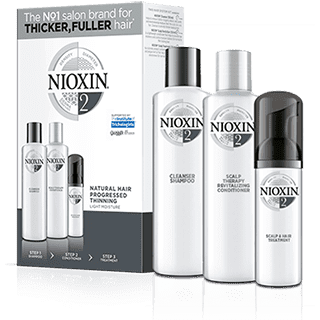 Nioxin - Kit SISTEMA 2 cabelo NATURAL avançada perda de densidade (3 produtos) 