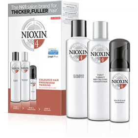 Nioxin - Kit SISTEMA 4 cabelo TINGIDO avançada perda de densidade (3 produtos)