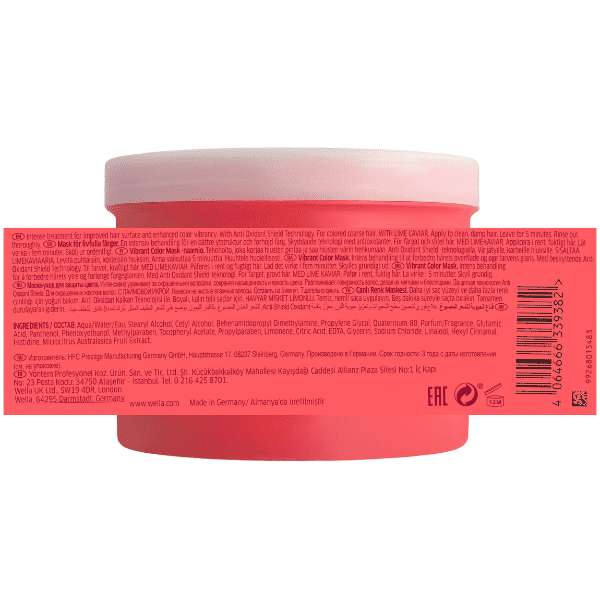 Wella Invigo - Máscara COLOR BRILLIANCE cabelo tingido grosso 500 ml 
