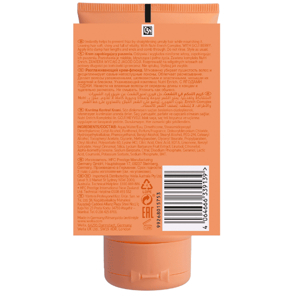 Wella Invigo - Creme Anti-frizz NUTRI-ENRICH 150 ml 