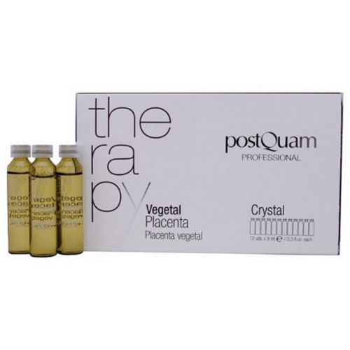 Postquam - Pacote ANTI-QUEDA (Champô Anti-queda 250 ml + Ampolas Placenta Vegetal Crystal 12 x 9 ml) 