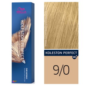 Wella - Coloração Koleston Perfect ME+ Pure Naturals 9/0 Louro Muito Claro Intenso 60 ml 