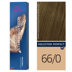 Wella - Coloração Koleston Perfect ME+ Pure Naturals 66/0 Louro Escuro Intenso 60 ml 