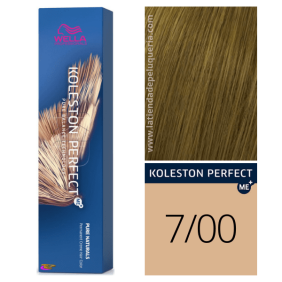 Wella - Coloração Koleston Perfect ME+ Pure Naturals 7/00 Louro Médio Natural 60 ml 