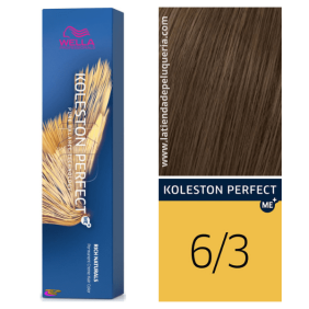 Wella - Coloração Koleston Perfect ME+ Rich Naturals 6/3 Louro Escuro Dourado 60 ml