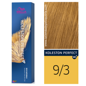 Wella - Coloração Koleston Perfect ME+ Rich Naturals 9/3 Louro Muito Claro Dourado 60 ml