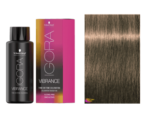 Schwarzkopf - Coloração Igora Vibrance 8-46 Louro Claro Bege Brown 60 ml (semipermanente) 
