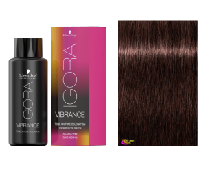 Schwarzkopf - Coloração Igora Vibrance 6-68 Louro Escuro Brown Vermelho 60 ml (semipermanente) 