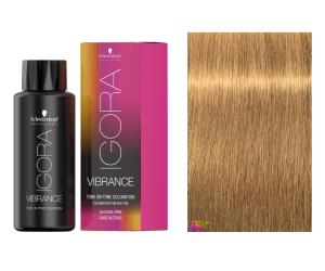 Schwarzkopf - Coloração Igora Vibrance 9-55 Louro Muito Claro Dourado Intenso 60 ml (semipermanente) 