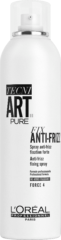 L`Oréal Tecni.Art - Laca FIX ANTI-FRIZZ PURE fixação forte (sem fragrância) 400 ml 